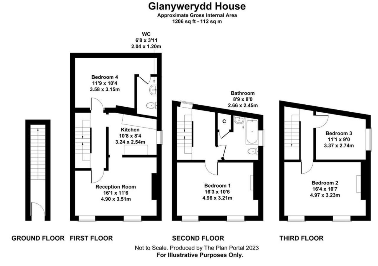 Luxury 4 Bedroom Seaside Apartment - Glan Y Werydd House Barmouth Eksteriør billede